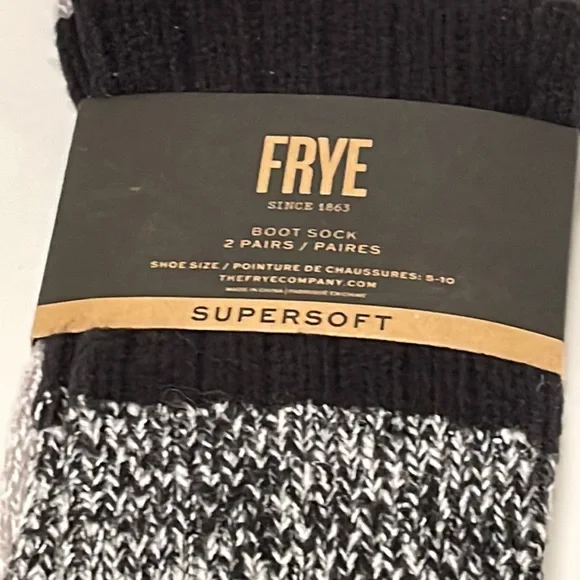 Frye Boot Socks Supersoft 2 Pair - Picture 2 of 5